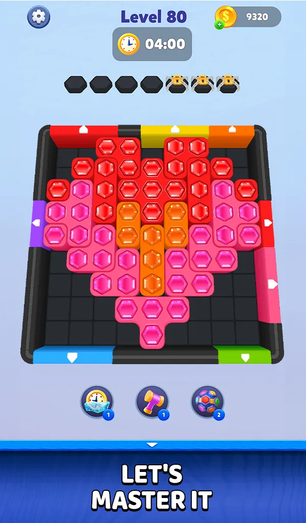 Emocje z gry Hexa Block Jam